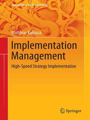 cover image of Implementation Management